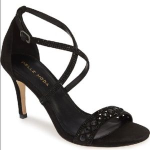 Pelle Moda Rory Heel- Black Suede